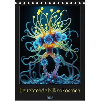 Příroda Leuchtende Mikrokosmen (Tischkalender 2026 DIN A5 hoch), CALVENDO Monatskalender - Lüdke, Sebastian
