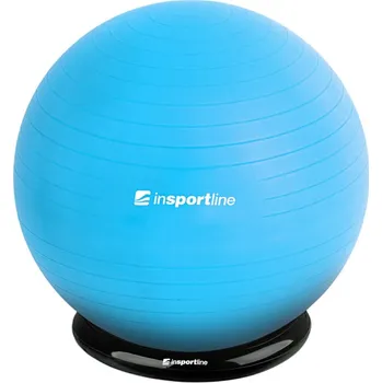 Gymnastický míč Insportline Gymnastický míč Top Ball 75 cm se základnou BallBase (Barva: modrá)