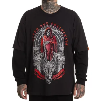 Pánské tričko tričko hardcore pánské - TIME SPENT 2FER - SULLEN - SCM7004_VBK - 5XL