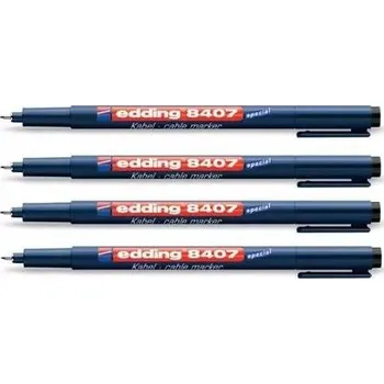 Popisovač na kabely sada 4 barvy EDDING 8407