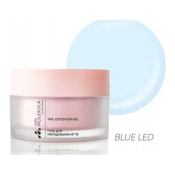 Lak na nehty Molekula Professional Builder Gel LED Č. 11 Modrý, 15 ml