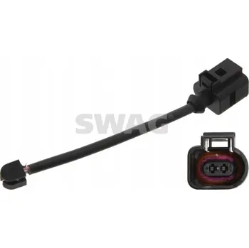 Brzdová hadice SNÍMAČ OPOTŘEBENÍ BRZDOVÝCH DESTIČEK 30 93 4498 SWAG PORSCHE