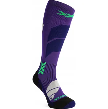 Pánské ponožky Dámské lyžařské Ponožky X-Socks Ski Perform OTC - deep purple (tmavě fialová)
