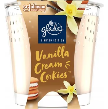 Svíčka Glade Vanilla Cream Cookies, vonná svíčka 112g