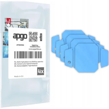 Pouzdro na mobilní telefon 4x Sklo 9H na FOTOAPARÁT / OBJEKTIV / KAMERU pro Cubot KingKong X Pro, FLEXIBLE