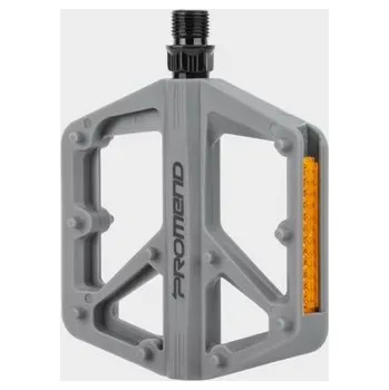 Pedál na kolo Platformové pedály PROMEND, nylonové tělo, šedé, pro Dirt kola