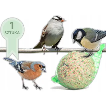 Pro ptáka 1x LOJOVÁ KOULE PRO PTÁKY KRMIVO SEMÍNKA SLUNEČNICE s ochrannou sítí