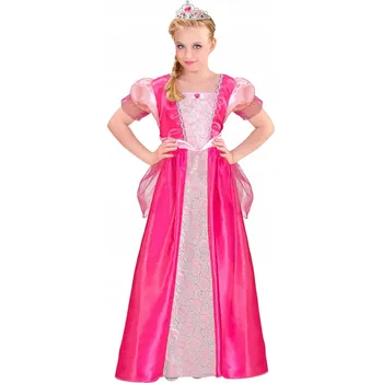 KOSTÝM MALÁ PRINCEZNA RŮŽOVÁ KRÁLOVNA TIÁRA POHÁDKA 116