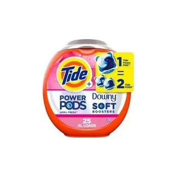 Prací prostředek Tide Power Pods Downy April Fresh 25 ks - Univerzální prací kapsle