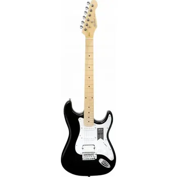 Kytara MANTIC MST100H BK ČERNÁ ELEKTRICKÁ KYTARA STRAT HSS TREMOLO
