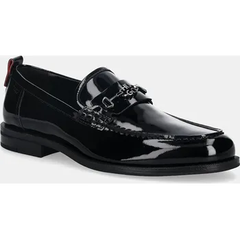 Dámská obuv Kožené mokasíny HUGO Varian 50552638.001 černá 99X, EUR 46