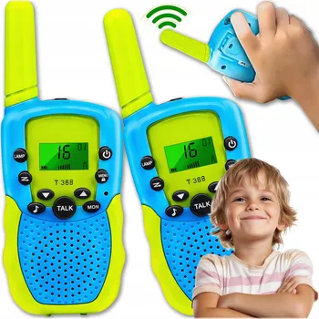 IP kamera WALKIE TALKIE VYSÍLAČKA PRO DĚTI LCD displej DOSAH 3 KM 2 KS