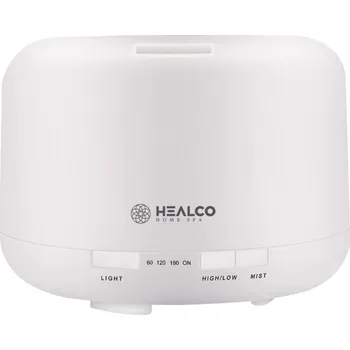 Aroma difuzér DIFUZÉR HEALCO 4v1 s LED podsvícením a dálkovým ovládáním