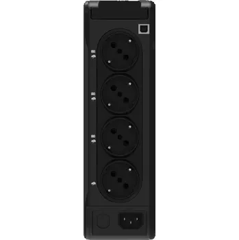 Záložní zdroj Eaton 3P Ellipse UPS DIN, 700 VA, 420 W, Vstup: C14, Výstupy: (3) Typ E, (1) Pouze přepěťová ochrana Typ E, Tower