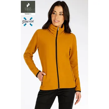 Dámské oblečení Dámská fleecová mikina LITEX na zip hořčicová Barva: 190, Velikost: M