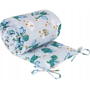 Příslušenství pro dětskou postel a kolébku Ochranný mantinel do postýlky - dráčci