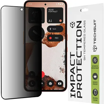 Ochranné sklo Techsuit 111D Privacy Full Glue pro Nothing CMF Phone 2 Pro černé