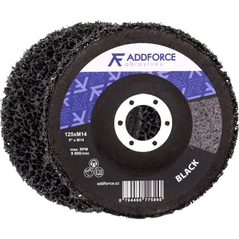 Brusný kotouč ADFORS Nylonový obrušovací kotouč STRIP, křemíkové zrno 125mm, černá