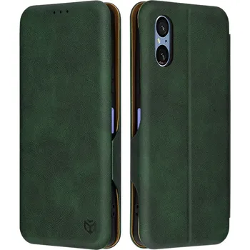 Pouzdro na mobilní telefon Techsuit Safe Wallet Plus pro Sony Xperia 5 VI zelená