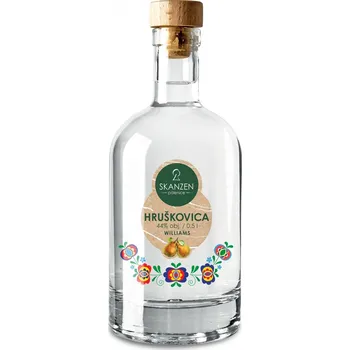 Pálenka Pálenice Skanzen Hruškovice Williams 44 % 0,5 l
