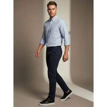 Sinsay - Kalhoty chino slim - námořnická modrá - 521HS-59X - 521HS-59X-34