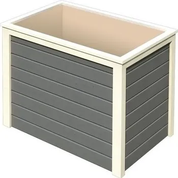 Vyvýšený záhon Dřevěný vyvýšený záhon (73089) Karibu Hochbeet 190 natur, š. 98 × d. 65 × v. 64 cm