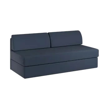 Sedací souprava MARIANA S OPĚRKOU, válenda celočalouněná, látka BEST 20 - látka modrá