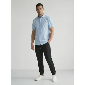 Sinsay - Kalhoty jogger cargo - černá - 520HS-99X - 520HS-99X-38