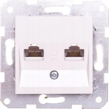 Elektrická zásuvka Internetová zásuvka do zdi Panasonic bílá