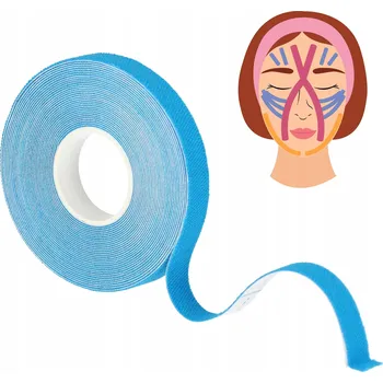 Tejpovací páska PÁSKA NA TAPING OBLIČEJE FACELIFTING KINEZIOLOGICKÁ NÁPLAST TAPE 1CM X 5M