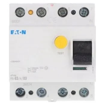 Proudový chránič Proudový chránič Eaton 230 V IP20 63 A