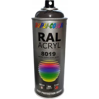 Barva ve spreji Dupli-color Akrylový lak lesklý RAL 8019