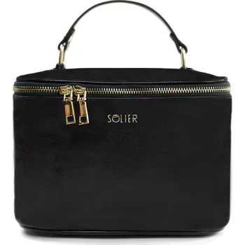 SOLIER Černá kosmetická taška SW01 FK01 BLACK Velikost: ONE SIZE