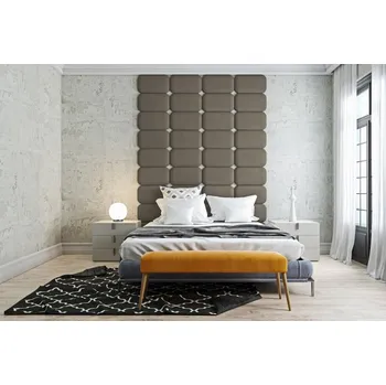 Předsíňová stěna Čalouněný nástěnný panel Classic plus 30/30/5 cm - šedobéžová