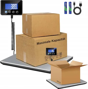 Kuchyňská váha OBCHODNÍ SKLADOVÁ ELEKTRONICKÁ PLATOVÁ VÁHA ZÁTĚŽOVÁ VÝKONNÁ 200 kg / 50 g