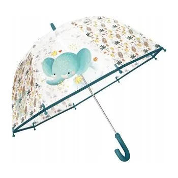 Deštník Dětský deštník do deště Průhledný deštník SASSI Slon