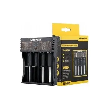 Nabíječka LiitoKala Lii-402 pro 4x AA AAA 18650 26650 Li-Ion NiMH s USB
