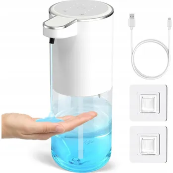 Dávkovač mýdla BEZDOTYKOVÝ AUTOMATICKÝ DÁVKOVAČ MÝDLA V PĚNĚ, ZÁSOBNÍK NA PĚNOVÉ MÝDLO USB
