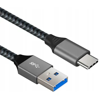 Datový kabel KABEL ADAPTÉR USB-C USB 3.1 QC 3.0 15W 3A 2m S Opletem