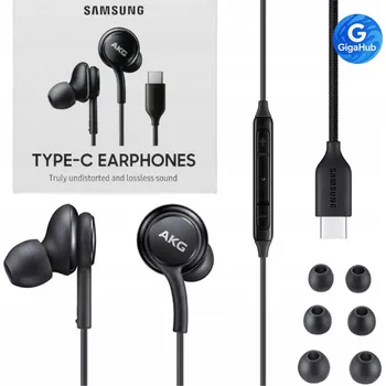 Sluchátka Drátová sluchátka do uší pro Samsung AKG GP-OAU021AMDBW