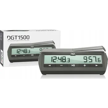 Hodiny DGT 1500 - elektronické šachové hodiny - šedé