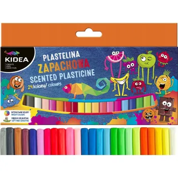 Modelovací hmota Modelína Školní Vonící 24 Barev Kidea
