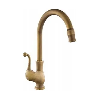 Vodovodní baterie Umyvadlová baterie Dom w retro zlatá