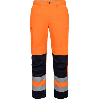 Pracovní obuv Výstražné strečové kalhoty Portwest T143 ONR vel. 33 UK (EU +48)