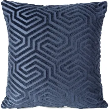 PIERRE CARDIN Povlak na polštář INGA ze sametu s žakárovým geometrickým vzorem