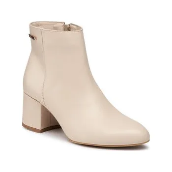 Dámská obuv Polokozačky R.Polański 0882 Béžová 41