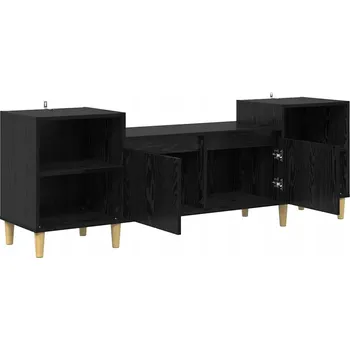 Televizní stolek TV stolek Černý Dub 160 x 35 x 55 cm
