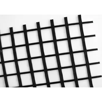 Výztužná mřížka do asfaltu ze skelných vláken – FiberGlass FG 50/50&nbsp;- pevnost 50/50 kN/m; otvor 25/25 mm&nbsp;- 1,5×100 m [150&nbsp;m²] - II. jakost – cena za m²