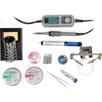 Páječka Pájecí sada: Pájecí stanice Yihua 908+ 50W, příslušenství