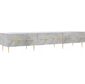 Televizní stolek TV stolek, šedý betonu, 150x36x30 cm